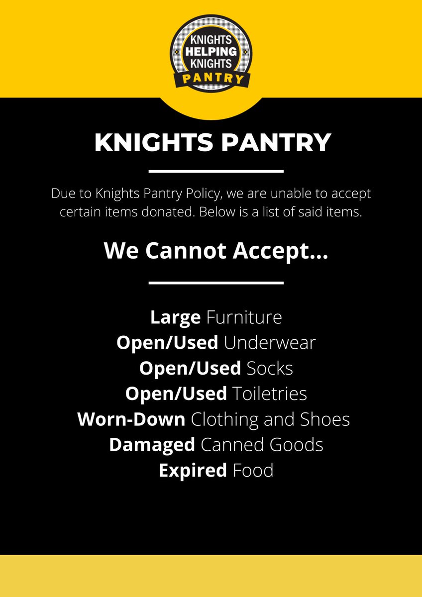 UCF Knights Helping Knights Pantry tweet media