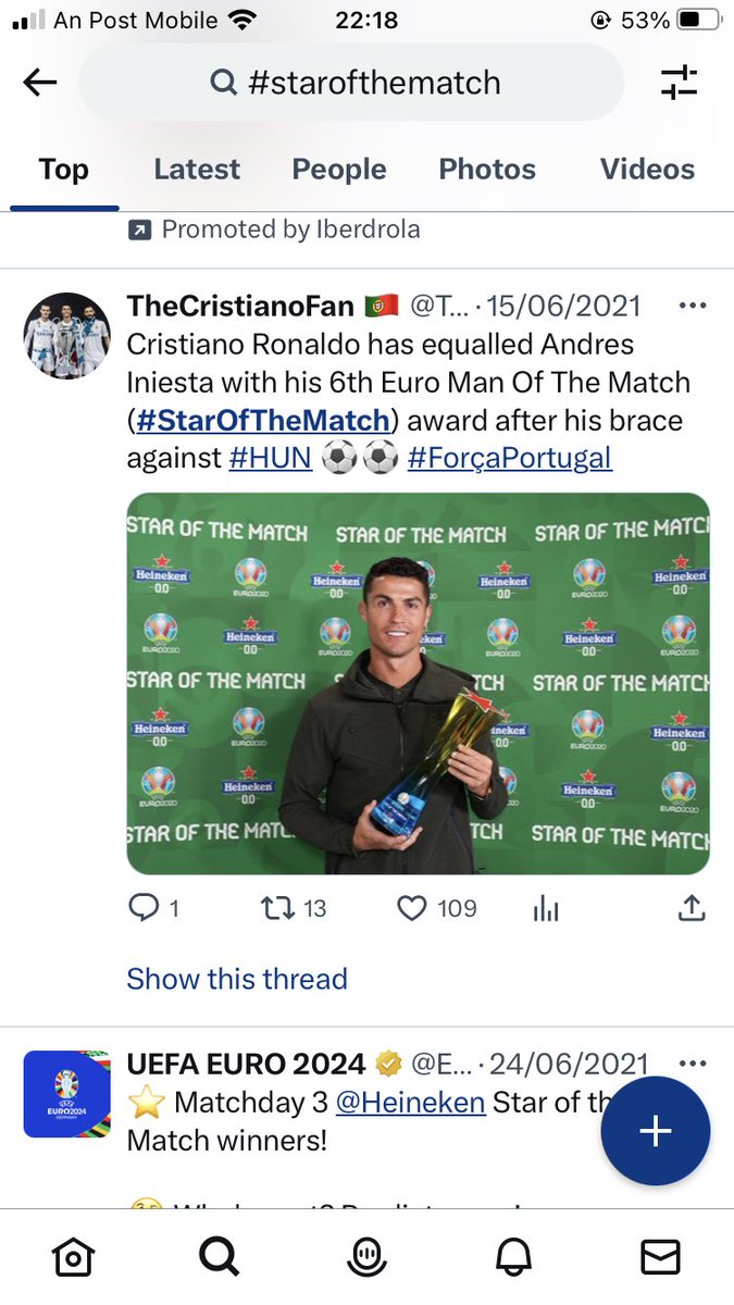 duzBme's tweet photo. @CelticSymphony1 @ChampionsCup @leinsterrugby @RTEsport @mattletiss7 @Mickbraz1 @howyis @IrishRugby @Jklunden @EwanMacKenna @griptmedia Well so it is! Never noticed it that before. Heineken - Im still not sure?Star or Man of the match?
#starofthematch #manofthematch
Could be woman’s football is so big and you can’t have “man” of the match in them games …. oops hang on? @Cristiano @thespursweb @ChronicleNUFC https://t.co/wdTzCXOn62