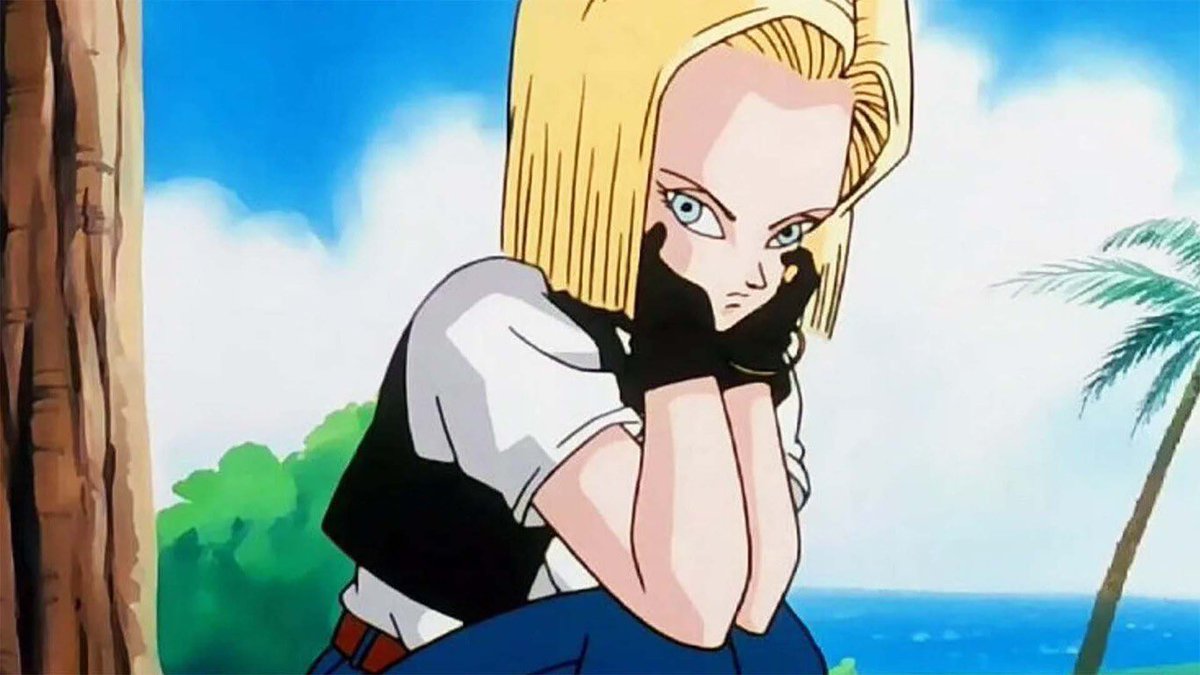 Android 18 doing things tweet media