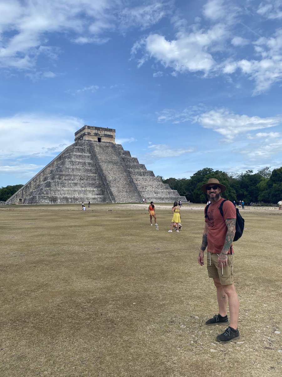 Love #chichenitza Every time I visit feel like I see something new. The entire #yucatanpeninsula is full of so many incredible #ancientsites It’s a welcome getaway from the all-inclusive drinking hotels of Cancun. Fun & easy to see/visit! And yes, I do have a video out! #maya