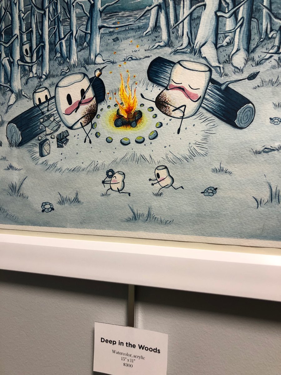 KUSM_Wichita's tweet image. It’s getting toasty in here … 🔥🔥 Stop by from 5-7 p.m. to see “Windows Into Daydreams,” the new exhibit by Carissa Dacayo in our gallery. bit.ly/3Mb16Yq #FirstFridayICT