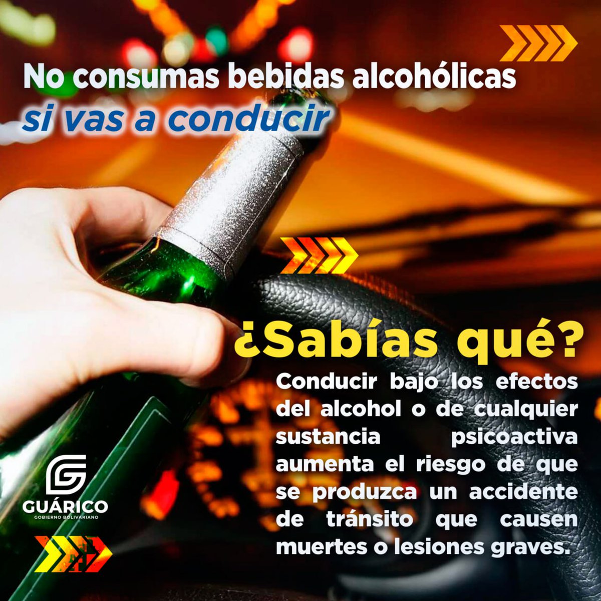 ¡Seamos conscientes, la responsabilidad está en nuestras manos! 🚗

#Guárico
#EnDefensaDelEsequibo
#GuáricoDestinoDeFe