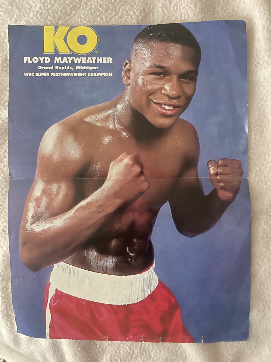 ⁦<a href="/FloydMayweather/">Floyd Mayweather</a>⁩ I’m not able to reach you through private messenger so I have to tweet. I’ll be in Vegas soon. Is there any way you could sign this for me to auction off to raise big money for Prichard Colon, Gerald McClellan &amp; Wilfred Benitez??????