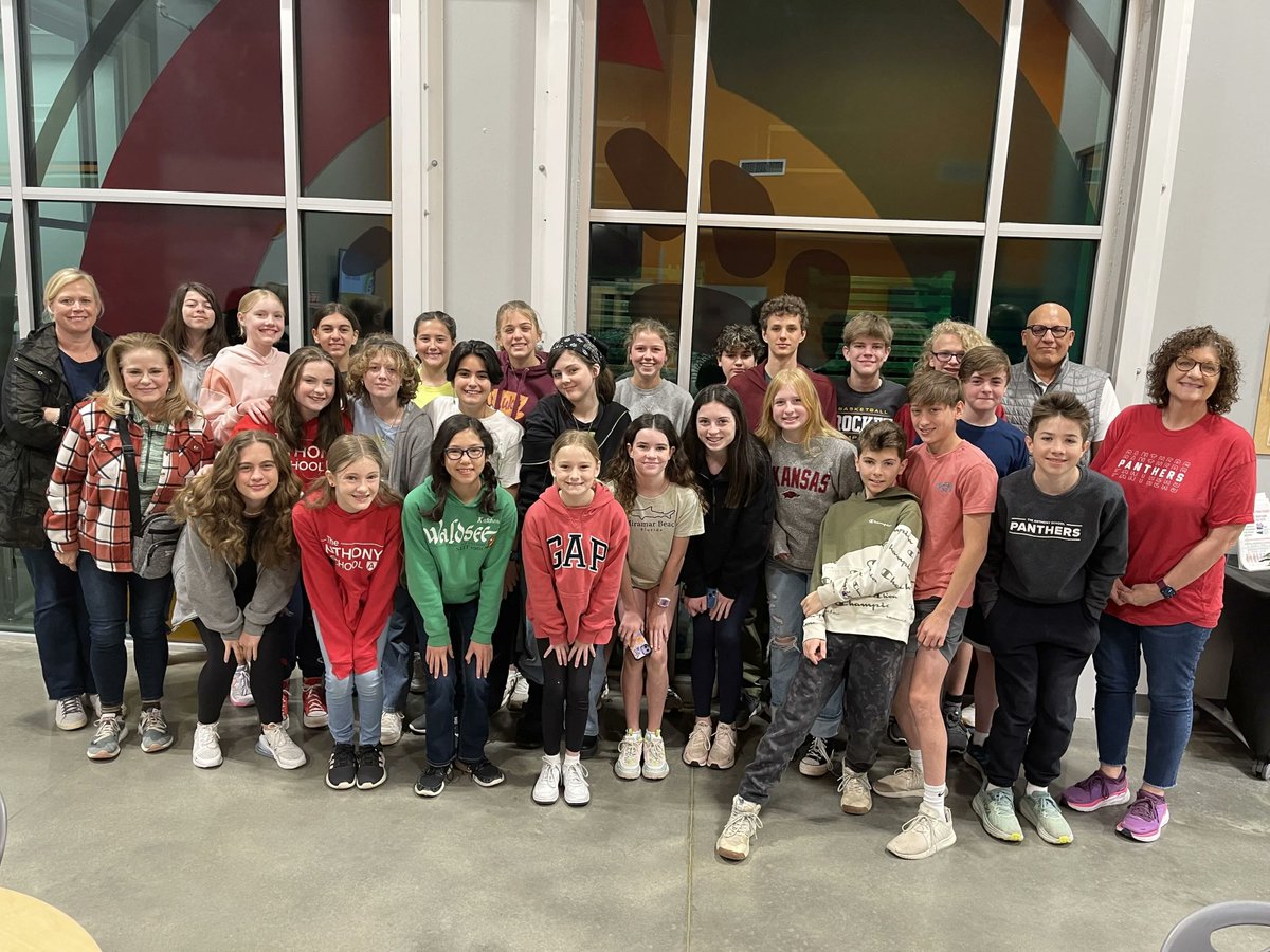 AnthonySchool's tweet photo. @ARFoodbank Project! Ms. Caig was proud to take our newly inducted National Junior Honor Society 7th grade students to the Arkansas Foodbank yesterday. Students packed assorted boxes of food that will be used to meet the needs of our community. #TAScommunity https://t.co/ERpnutRyrG