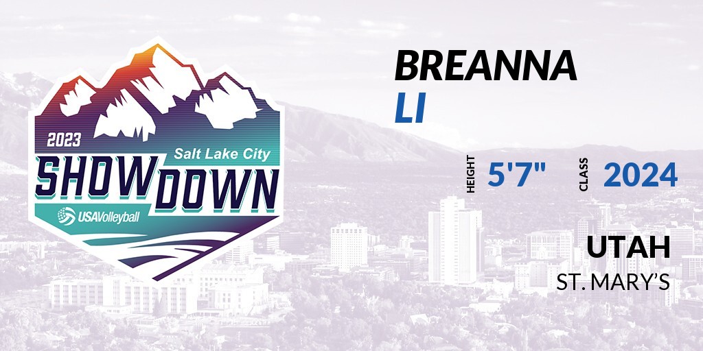 Prep Dig Events (@prepdigevents) on Twitter photo Welcome Class of 2024 Breanna Li of St. MaryβS HS to the <a href="/PrepDig/">Prep Dig π</a> Showcase @ Salt Palace Convention Center.
π₯π #PDSaltLakeCityShowdown ππ₯
More Info! π events.prepdig.com/e/762/registerβ¦ Welcome Class of 2024 Breanna Li of St. MaryβS HS to the <a href="/PrepDig/">Prep Dig π</a> Showcase @ Salt Palace Convention Center.
π₯π #PDSaltLakeCityShowdown ππ₯
More Info! π events.prepdig.com/e/762/registerβ¦