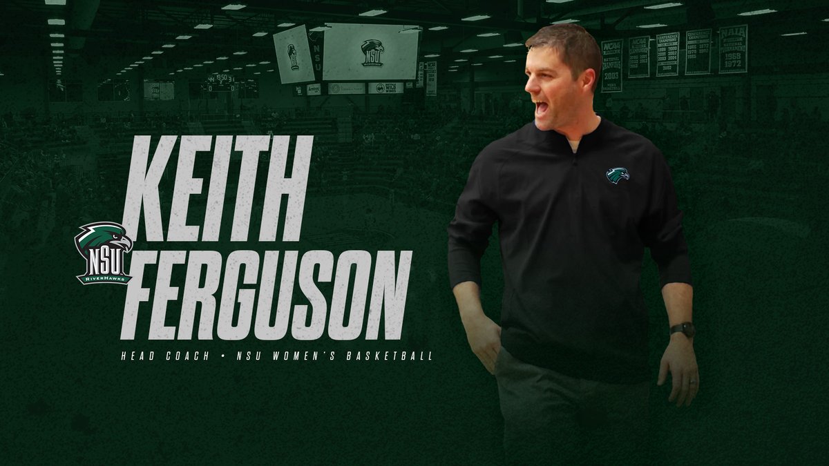 We are excited to announce Keith Ferguson (@Coach_Ferg) as the next NSU Women's Basketball head coach!
 
📝bit.ly/3ZSiFQr

#TeamNSU | #RiseHigh
