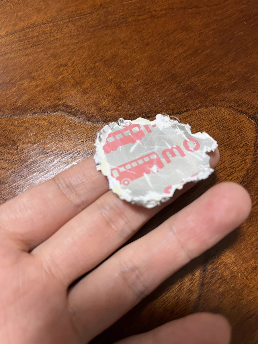 こ、これタッチして改札通れるかな、、？Pasmoが無くなって、どこかなと思っていたら洗濯機の糸くずフィルターから出てきた。