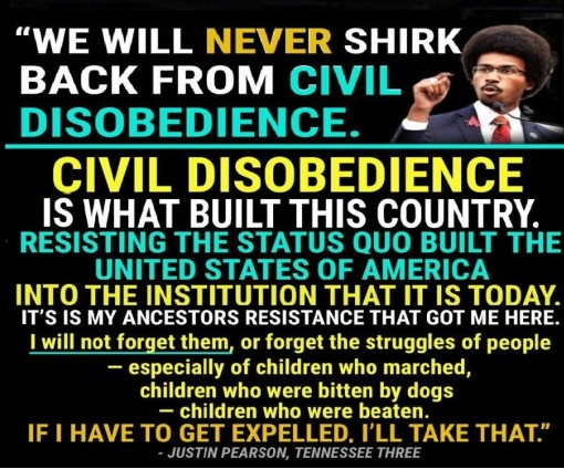 I stand with Justin Pearson