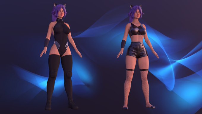 1 pic. Yoruichi Shihouin Blender model is now available on Patreon - https://t.co/9XEypuUr1C 

1) https://t