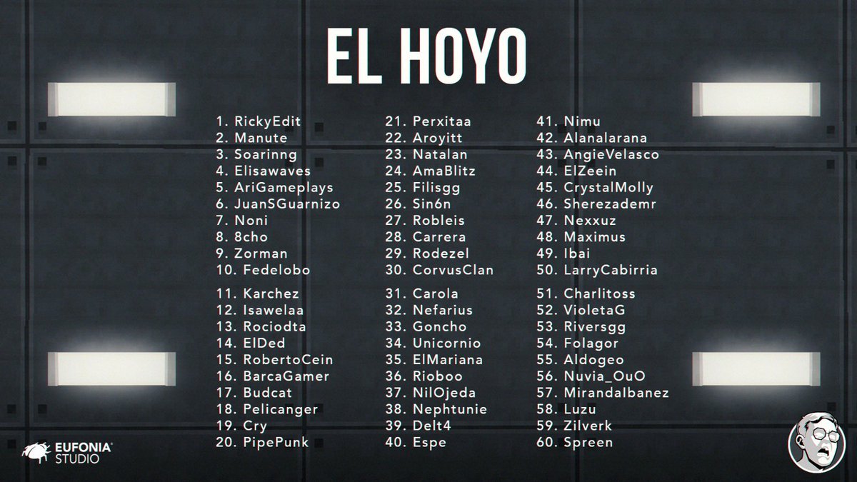 JuanSGuarnizo's tweet photo. PARTICIPANTES JUANIQUILACOPA: EL HOYO. 🔴

60 CREADORES, 12 DE ABRIL 1:00PM MÉXICO. 💀 https://t.co/3VQMENfVQq