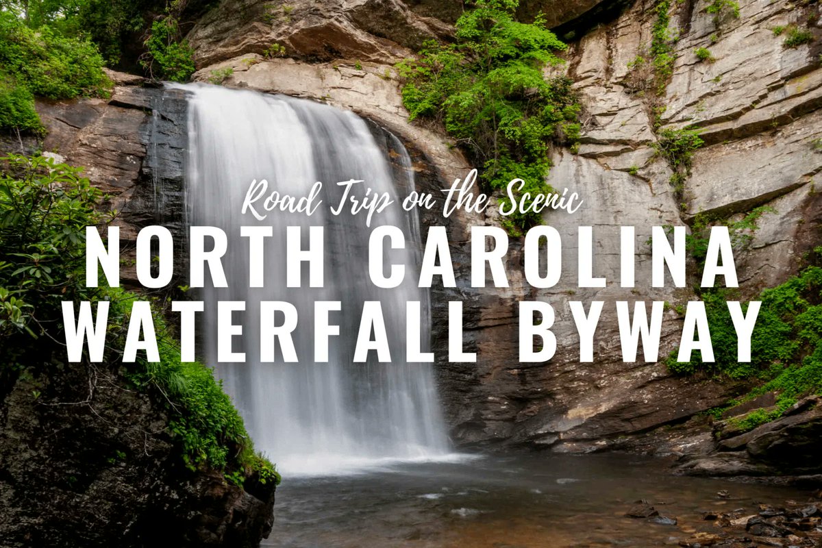 140 miles. 25 waterfalls. Go on a #roadtrip along the North Carolina Waterfall Byway to experience the beautiful scenery of the mountains. #travel @VisitNC Read the itinerary at roadtripsandcoffee.com/road-trip-nort…