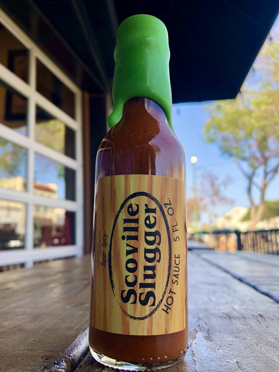 Plan9Alehouse's tweet photo. It's back, like baseball! "Scoville Slugger" hot sauce! This sauce is both packed with flavor and heat! Perfect for anything!
#Plan9BeerCo #HotSauce #AintBaseballGreat #SDBeer #Brewery #Fun #Saucery #MLB #ScovilleSlugger #Fun #Cheesy #DadJokes #SupportLocal #SupportIndependent https://t.co/SS4fz7gI7p