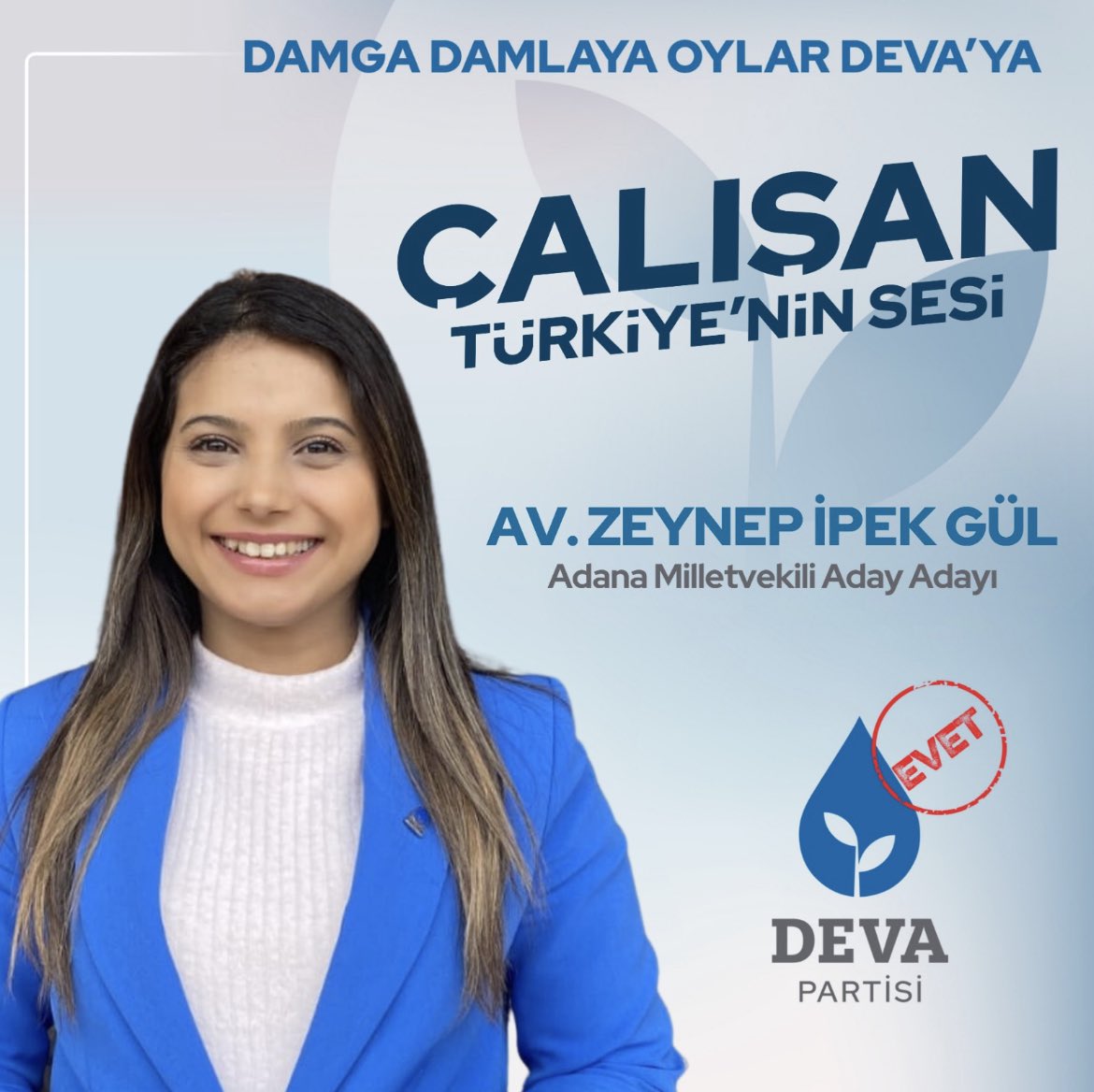 Bölge Gazetesi (@bolgegazetesi01) on Twitter photo DEVA Partisi’nin, o çok imrenilen ve beğenilen genç omurgasını oluşturan isimlerden biri olan Av.Zeynep İpek Gül, meslek hayatında süregelen başarılarını, milletvekili sıfatıyla siyasete de taşımaya hazırlanıyor. #Adana <a href="/IpekZic/">Zeynep Ipek ÇELİK GÜL</a>
bit.ly/3nZsVsz DEVA Partisi’nin, o çok imrenilen ve beğenilen genç omurgasını oluşturan isimlerden biri olan Av.Zeynep İpek Gül, meslek hayatında süregelen başarılarını, milletvekili sıfatıyla siyasete de taşımaya hazırlanıyor. #Adana <a href="/IpekZic/">Zeynep Ipek ÇELİK GÜL</a>
bit.ly/3nZsVsz