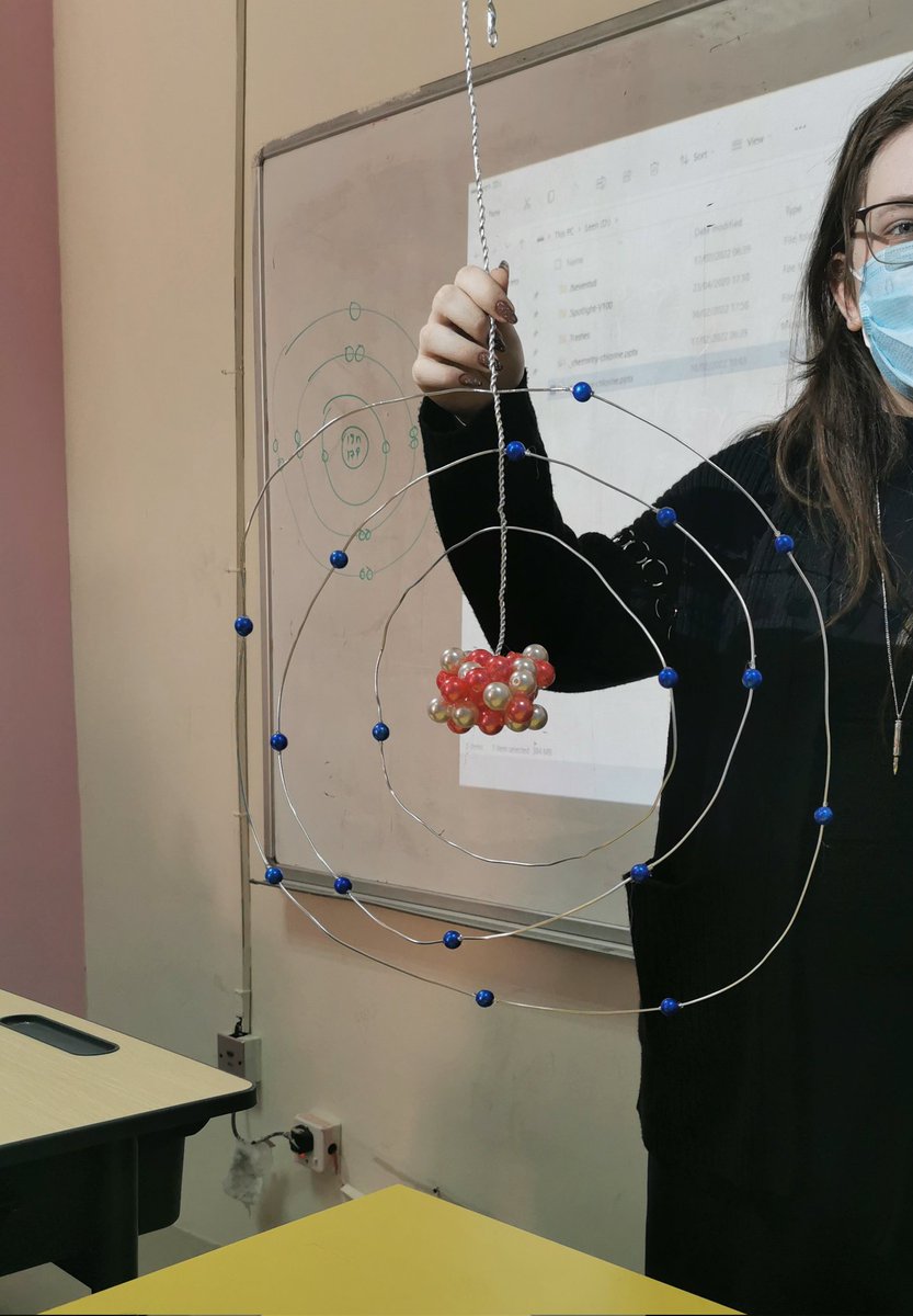Along the journey of learning about the history of the Atomic Theory development, we come across the Bohr Atomic Model. My learners demonstrated, in their own way, different atoms using the Bohr Model and talked about the properties of these elements #chemistry