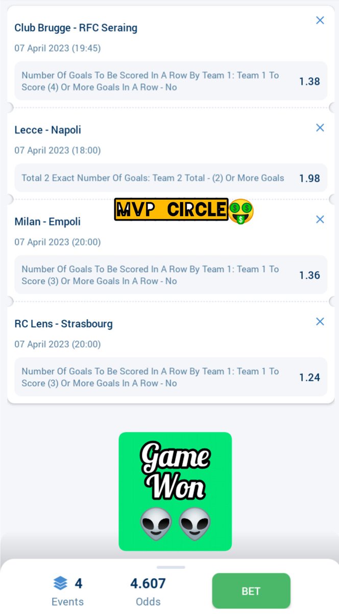 RoyaL_MajesT's tweet photo. ANOTHER BANGER ✅✅ ✅
4.5 ODDS DONE & DUSTED 💪🏻
Congratulations to our M.V.P CIRCLE winners.
Send a dm to join my MVP CIRCLE to become a millionaire.
#NO_BE_ME_NA_GOD_WIN
@cindy_blog @jujupunter @slay_jimmy @SakasticBET
#MSport #MSportSuperOdds #bettingtips #ConfamCollabo https://t.co/GIXIo0gKyN