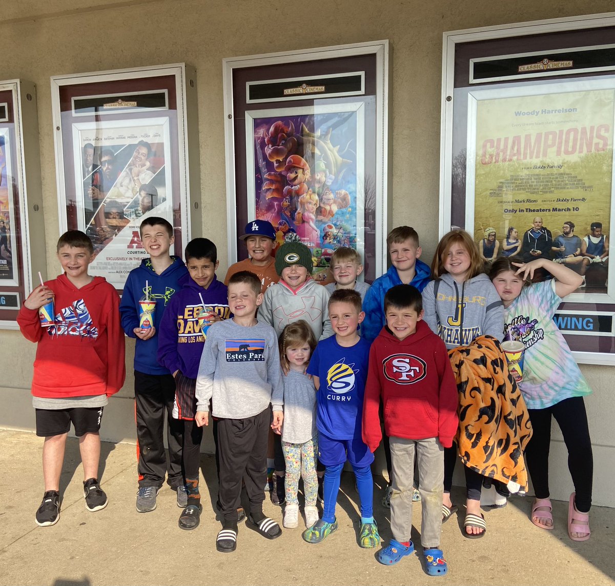 scwilliams19's tweet photo. Friday movie group seeing #SuperMarioBrosMovie #GoodFriday #noschool https://t.co/AGvCBGCx1I