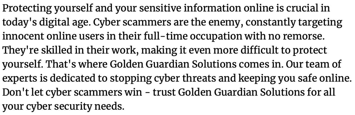 GGSolut1ons's tweet photo. #onlinescams #emailfilter #GoldenGuardian #survey #onlinesecurity #onlinesafety #onlineeducation #guardianangel #VPN #onlinetips #confidenceonline #TheWeb #fraudprevention #FraudAlert #ScamAlert #ScammerAlert #protectyourdigitalife #email #phishing #cybercriminals #stoptheenemy https://t.co/r1qtTqk01Z
