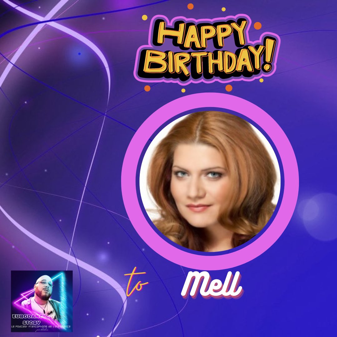 Eurodance_Story's tweet photo. Joyeux Anniversaire Mell !🥳🥳😘 Quel est votre titre préféré de sa discographie? #birthday #eurodance #mell #melaniemünch #groovecoverage https://t.co/73koIJeWYE