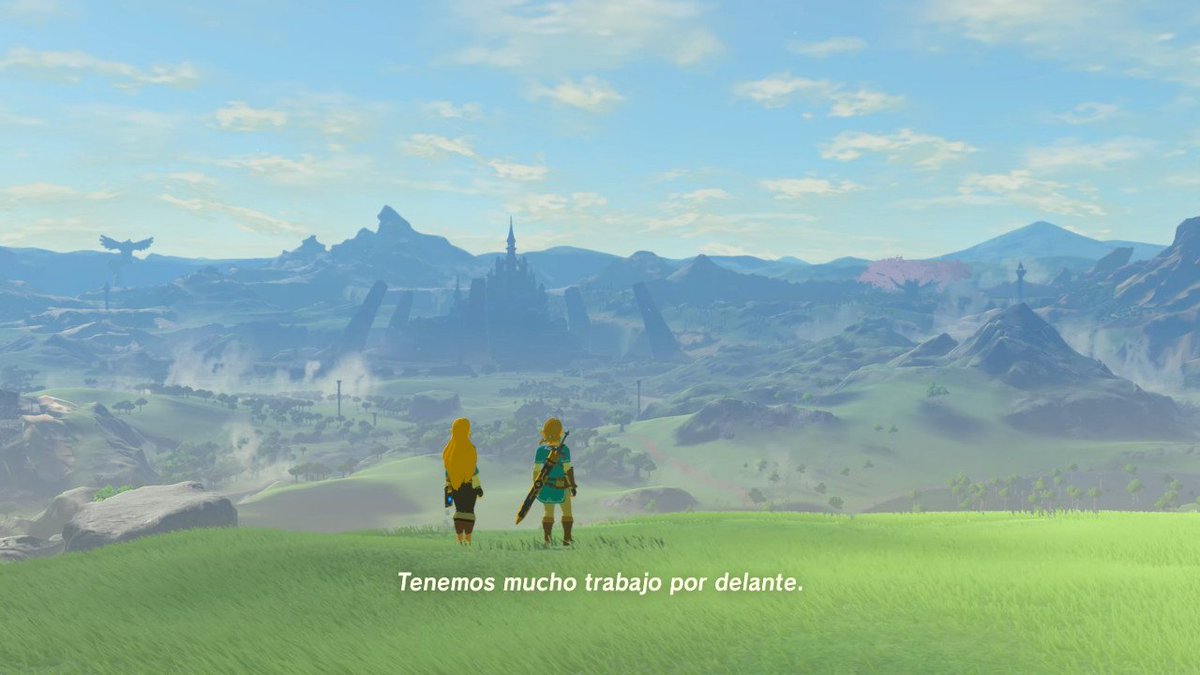 adrulup's tweet image. Llegué al final de #BotW y me siento como vacía. De paso casi me pongo a llorar cuando esa mujer pregunta eso🥹
