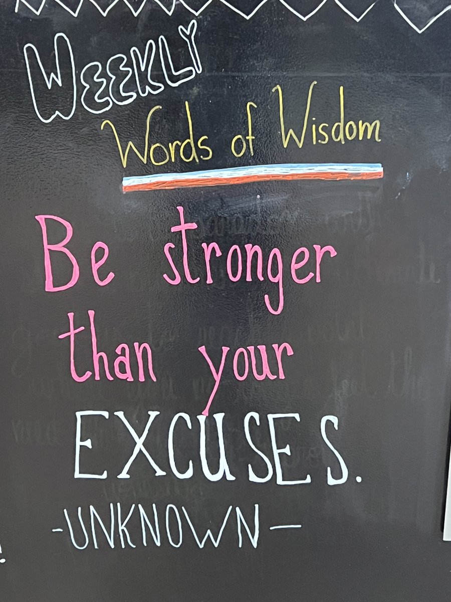 ThorndaleAF's tweet photo. Some #wordsofwisdom to reflect on your week with: be stronger than your excuses.

#fitness #motivation #motivationalquote https://t.co/n3rxcLA3L4