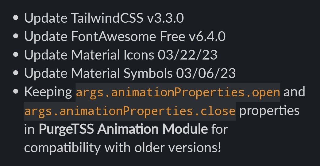 purgetss's tweet image. PurgeTSS v6.2.26 update 🎉
Update to the latest version:
> npm i -g purgetss@latest
#tidev #titaniumsdk #appdevelopment #android #ios #mac