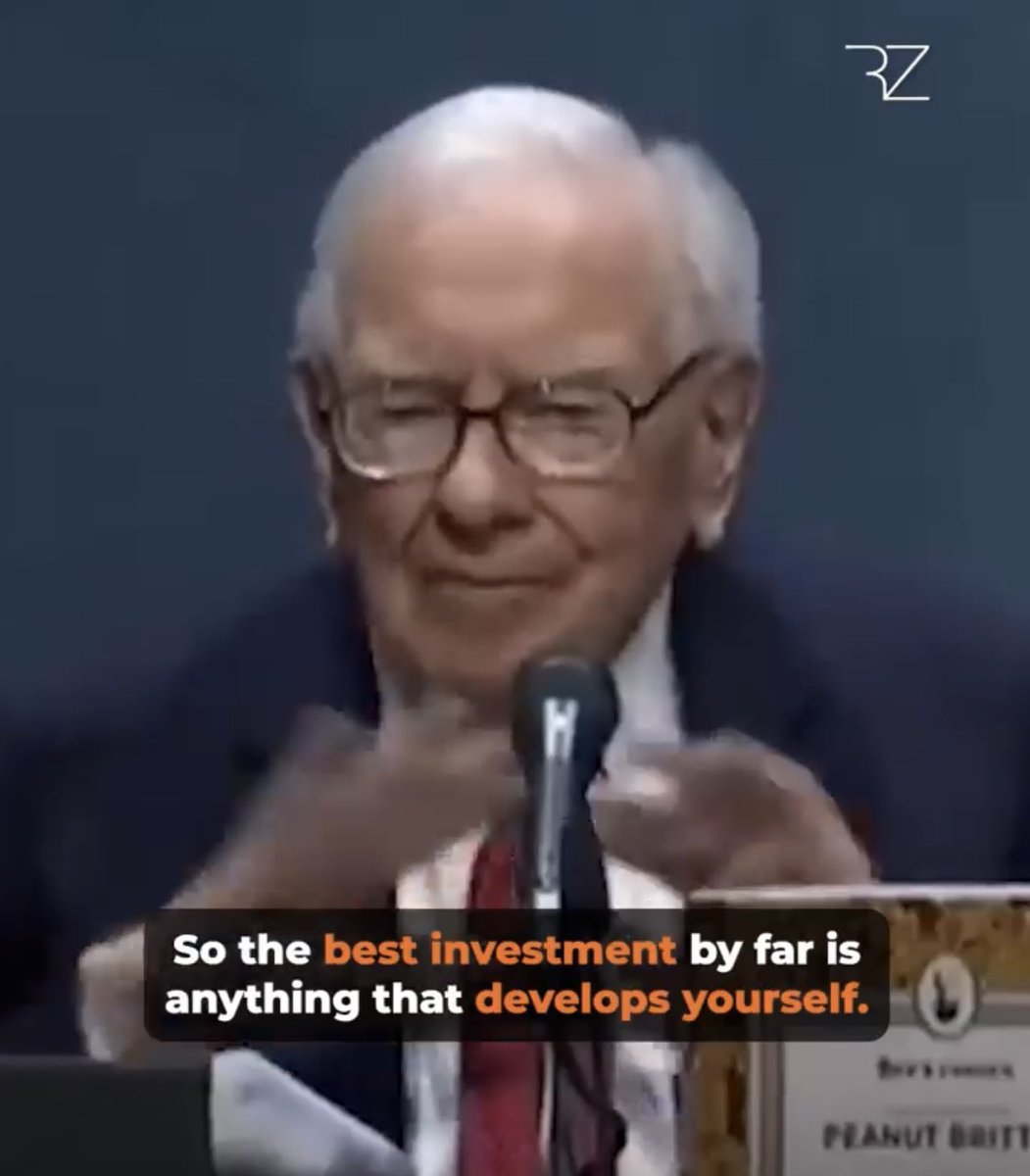 ilatif's tweet photo. #Develop_yourself.
You are your biggest investment. No one can take your talent away from you. Making small improvements on yourself day by day compounds over the years. When you prioritize a growth mindset. You are able to become the best version of yourself.
#Warren_Buffett https://t.co/10AYqR4YRQ