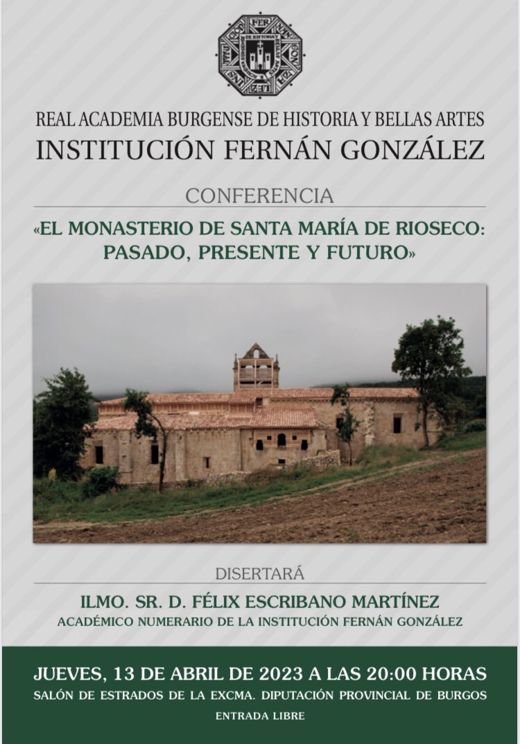felix_escribano's tweet photo. Este jueves en @acburgense me toca contar el proceso de recuperación del monasterio de @SMariadeRioseco  , que el año pasdo ha merecido el Premio @HispaniaNostra  gracias al voluntariado. Estais invitados https://t.co/st2sZppq6b