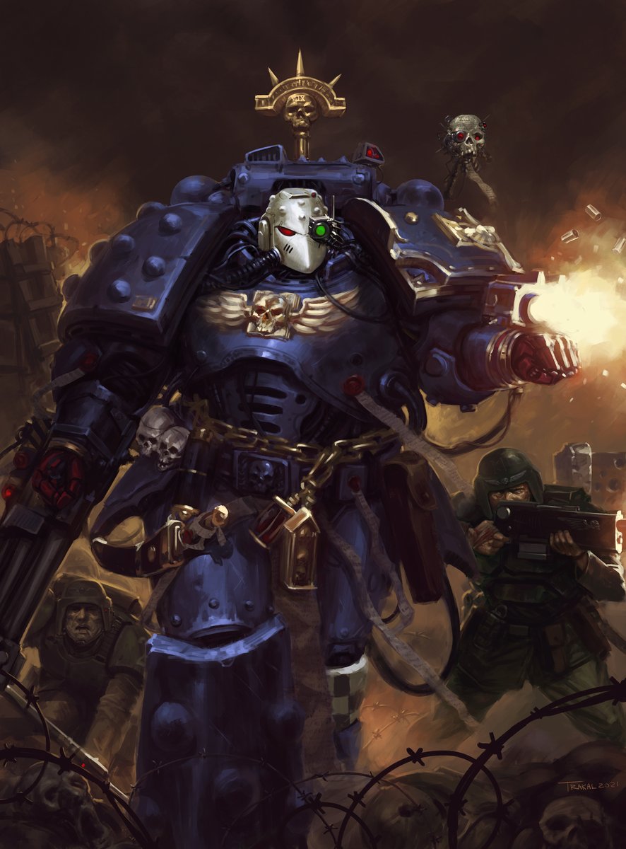 SalvaTrakalART's tweet photo. Ancient brother Chonk of the Crimson Fists✊
#WarhammerCommunity #warhammer40k #WarhammerArt #fanart #SpaceMarines #beaky https://t.co/gRbGYcekEM