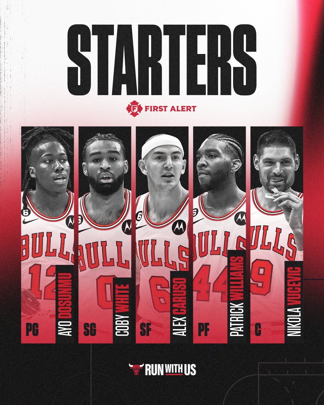 91 bulls starting lineup