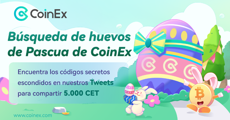 CoinExSpanish's tweet photo. 🥚🐇¡Búsqueda de huevos de Pascua de CoinEx! #PascuaCoinEx

🎁¡10 ganadores de 500 $CET!

🔎Encuentra los huevos de Pascua escondidos en nuestros tweets (un huevo por día).

💻Introduce los códigos secretos de los huevos en la página del giveaway para conseguir entradas