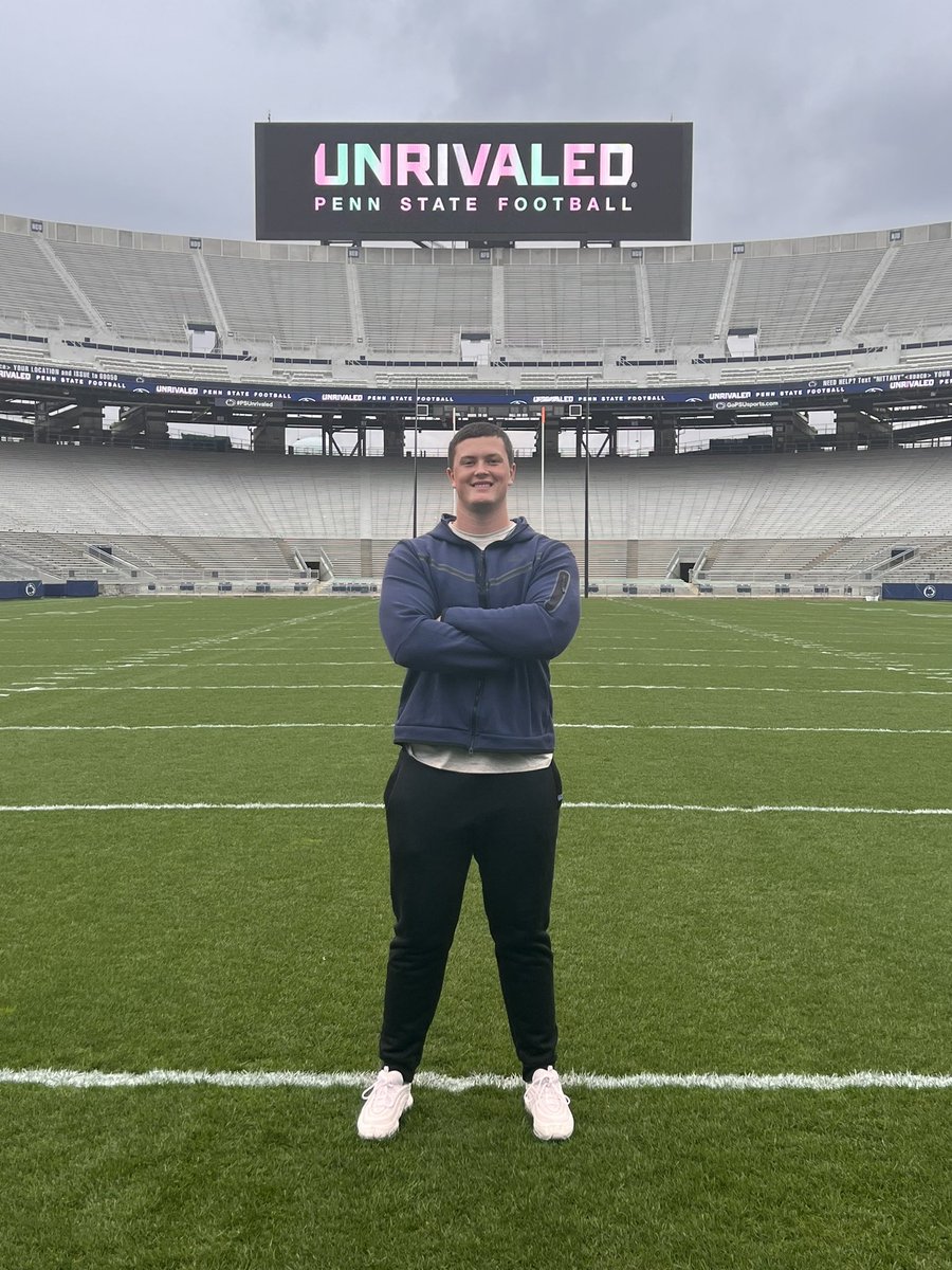 Brandon Nazworth 6-4 270 (@nazworthbrandon) on Twitter photo Had an amazing trip out to Penn state! Thank you to all of the coaches and staff for the hospitality and the amazing time!! <a href="/coachjfranklin/">James Franklin</a> <a href="/CoachTrautFB/">Phil Trautwein</a> @CoachAhmadPSU <a href="/shannon_wellman/">Shannon Wellman</a> <a href="/SeanFitzOn3/">Sean Fitz</a> <a href="/BrandonHuffman/">Brandon Huffman</a> <a href="/VistaFB/">Vista del Lago FB</a> <a href="/dlinevids1/">DLineVids</a> <a href="/TheChrisRubio/">Rubio Long Snapping®</a> <a href="/LinemenWinGames/">LWG</a> Had an amazing trip out to Penn state! Thank you to all of the coaches and staff for the hospitality and the amazing time!! <a href="/coachjfranklin/">James Franklin</a> <a href="/CoachTrautFB/">Phil Trautwein</a> @CoachAhmadPSU <a href="/shannon_wellman/">Shannon Wellman</a> <a href="/SeanFitzOn3/">Sean Fitz</a> <a href="/BrandonHuffman/">Brandon Huffman</a> <a href="/VistaFB/">Vista del Lago FB</a> <a href="/dlinevids1/">DLineVids</a> <a href="/TheChrisRubio/">Rubio Long Snapping®</a> <a href="/LinemenWinGames/">LWG</a>