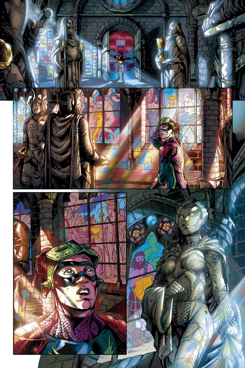 BigBangComics1's tweet photo. It was on #HolyFriday that #Parsifal finally reached the #HolyGrail. #Galahad, sidekick of #KnightWatchman, and the #WhizKids are in Quest of their own. See the conclusion of #TheLastWhizKidsStory in #BigBangAdventures # 22! https://t.co/aiMqP06q0I