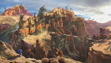 The concept art for Sonic Frontiers looks way better than the actual game tbh, the environments are more abstract and vibrant while still having a realistic artsyle 

Too bad the devs didn’t get to fully fulfill their vision :/