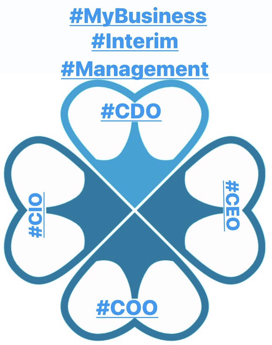 🍀 What #interim #management #performance can be expected from my #team and me?
➡️ #ChiefExecutiveOfficer (#CEO)
➡️ #ChiefOperatingOfficer (#COO)
➡️ #ChiefInformationOfficer (#CIO)
➡️ #ChiefDigitalOfficer (#CDO)
✉️ #OliverFiedler