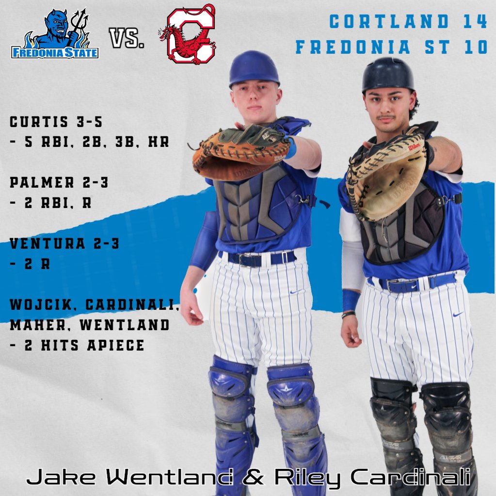 No quit in this team. Score 10 times in final four innings, game ends with bases loaded for <a href="/FredSt_Baseball/">Fredonia Baseball</a>