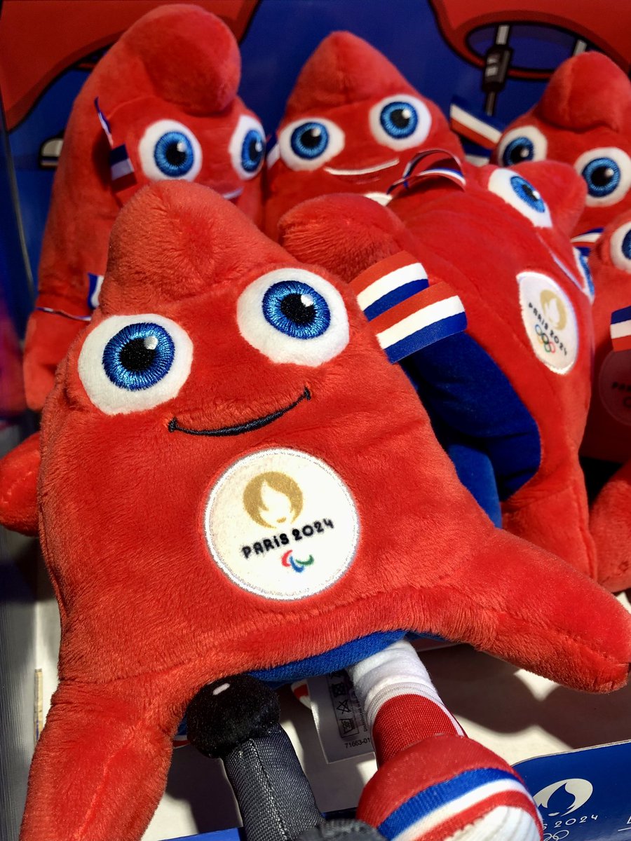 Zolaebola's tweet photo. I love the new 2024 Olympic mascot its a cute little Papa Smurf cap #phyrgiancap https://t.co/LqMkkUXvkG