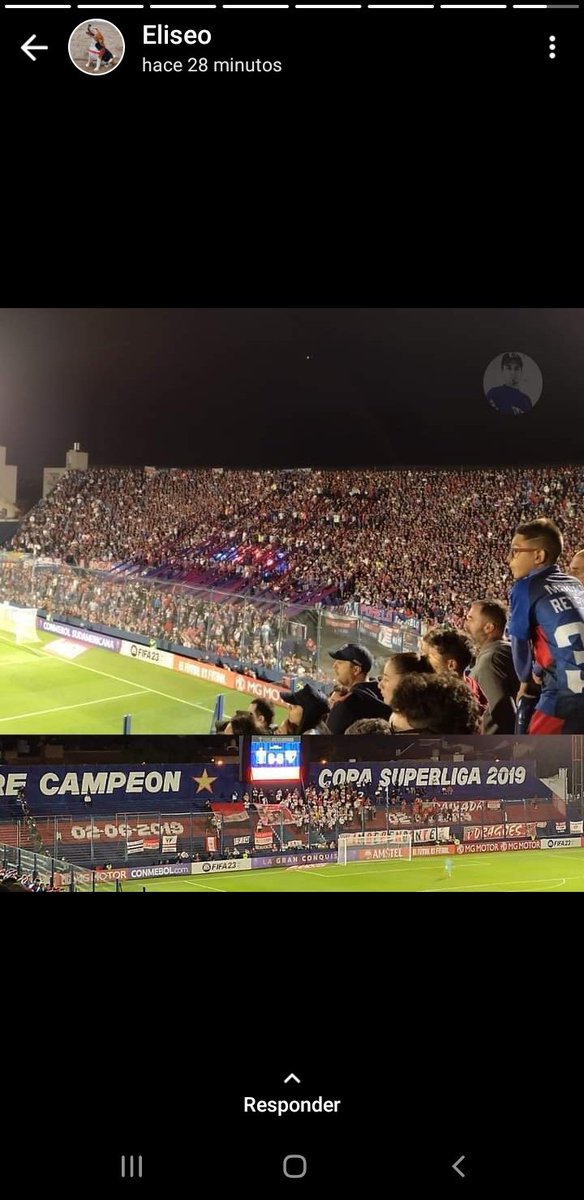 NICOELRONCO's tweet photo. @Pontifex_ptbr @catigreoficial Tienen 30 millones de hinchas pero a Victoria vinieron 30 personas. Más cagon no se consigue. https://t.co/lXW57yd9f0