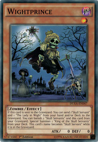 My favorite ongoing arc in Yugioh card design is taking Skull Servant, the weakest monster from the first 2002 sets, and giving him a wife and kids who go on vacations My favorite ongoing arc in Yugioh card design is taking Skull Servant, the weakest monster from the first 2002 sets, and giving him a wife and kids who go on vacations
