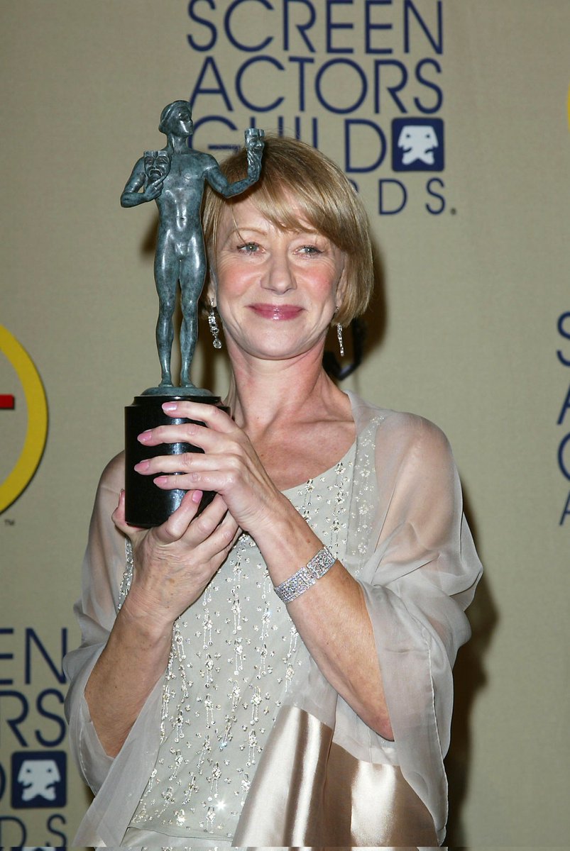 Dame #HelenMirren DBE
Attends the 8th #SAGAwards in LA
10th March 2002