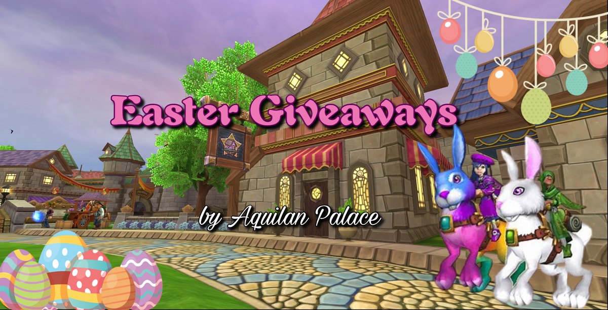 We are currently hosting three days of Giveaways in our Discord Server! No requirements to thank this amazing community! The giveaways have already started including a Bunny Mallow pet and a Prismatic Hare Mount, so join quick! 🐣🐇

#Wizard101 <a href="/KingsIsle/">KingsIsle</a>