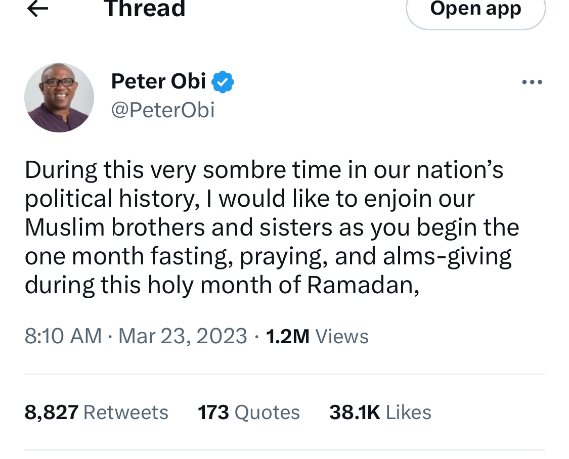 @Arewaboiii @PeterObi What exactly is the colour of your problem?