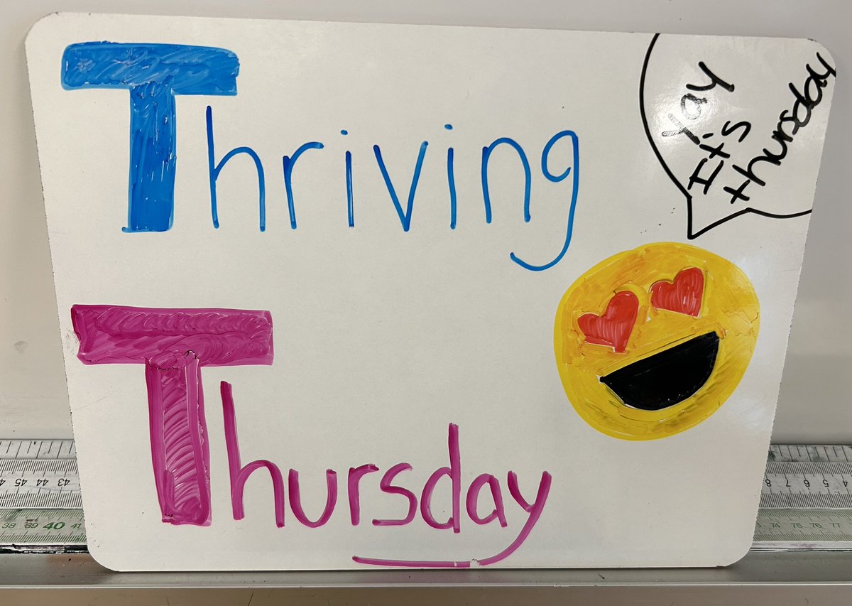 Sometimes the littlest things can bring a smile to the students faces ! Next week it’s riddles !