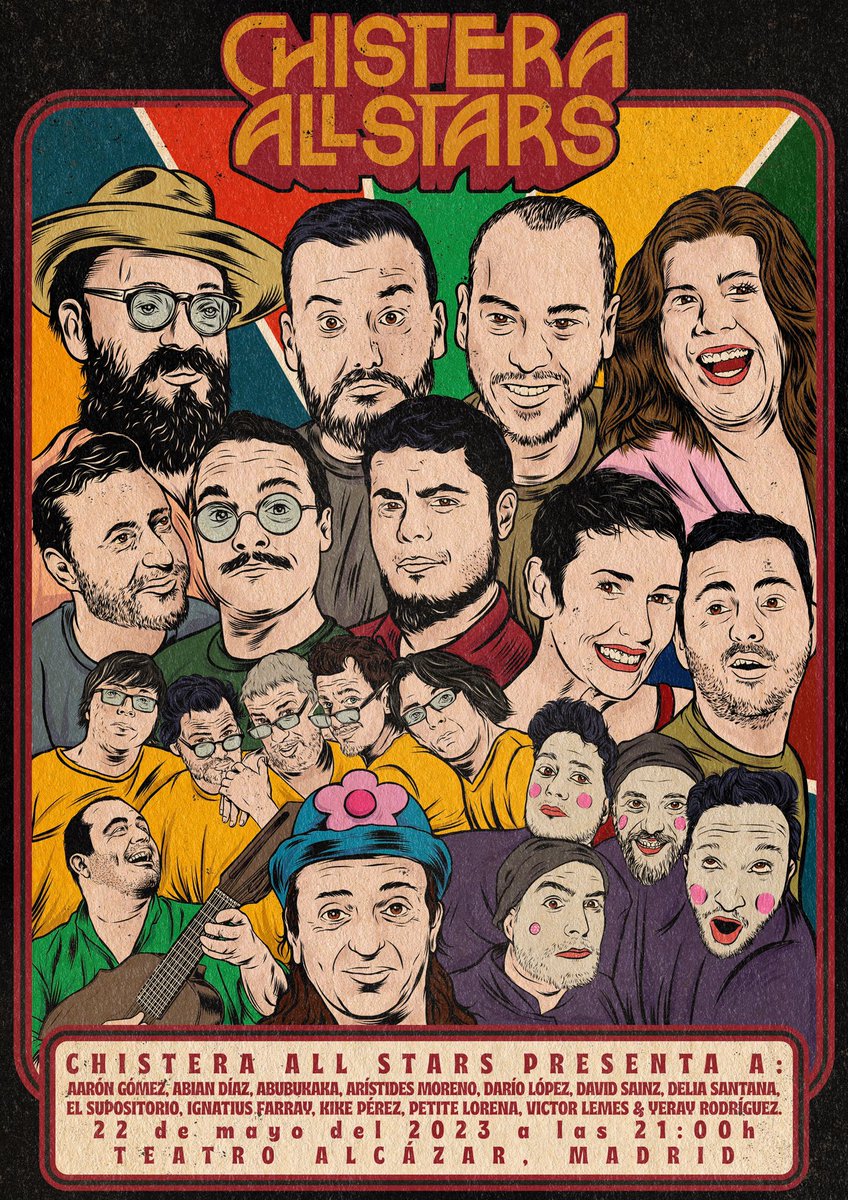 IgnatiusFarray's tweet photo. Ya podemos anunciar que este próximo lunes 22 de mayo habrá una noche de humor canario en Madrid con todo el mojo working de la CHISTERA ALL-STARS
https://t.co/2LLAGeSRZm https://t.co/VXlzG4Ha3n