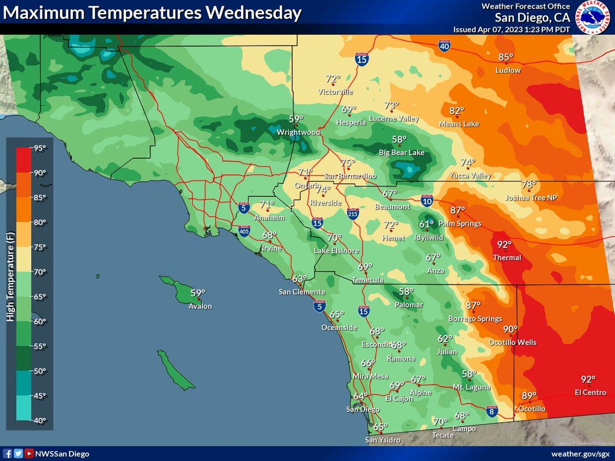 Warning Watch San Diego East County on Twitter "RT NWSSanDiego