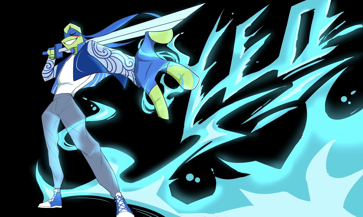 如火肆意.#tmntleo #rottmnt