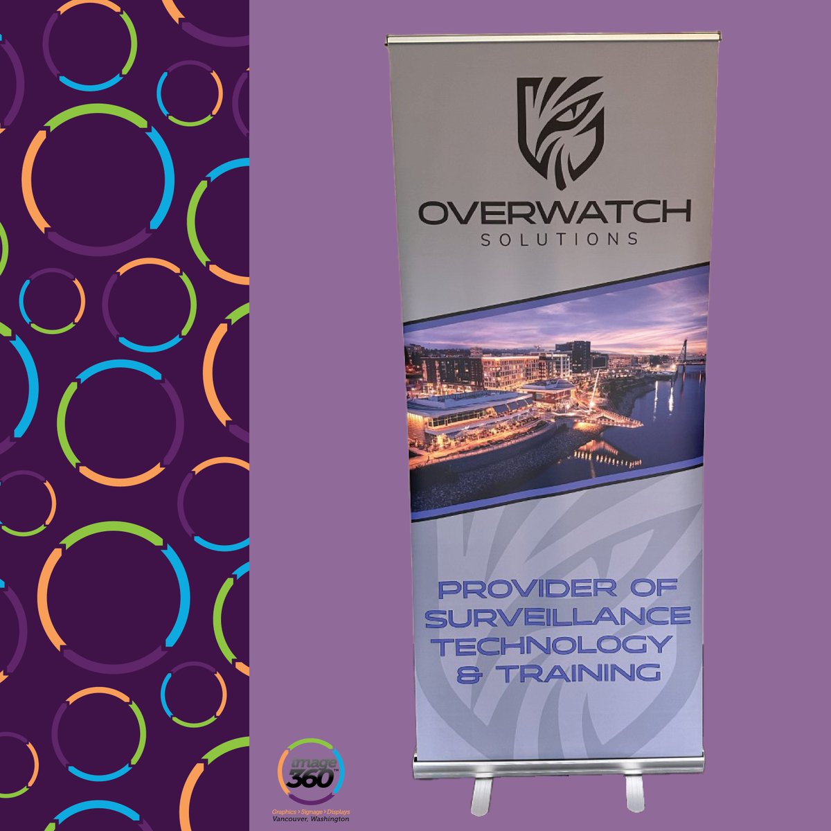 Retractable banners are a great way to add more to your tradeshow display. Here's one we designed and printed for Overwatch Solutions!
#image360 #image360vancouver #vancouverwa #clarkcounty #portland #graphics #signage #displays #signs #tradeshow #tradeshowdisplay #banner