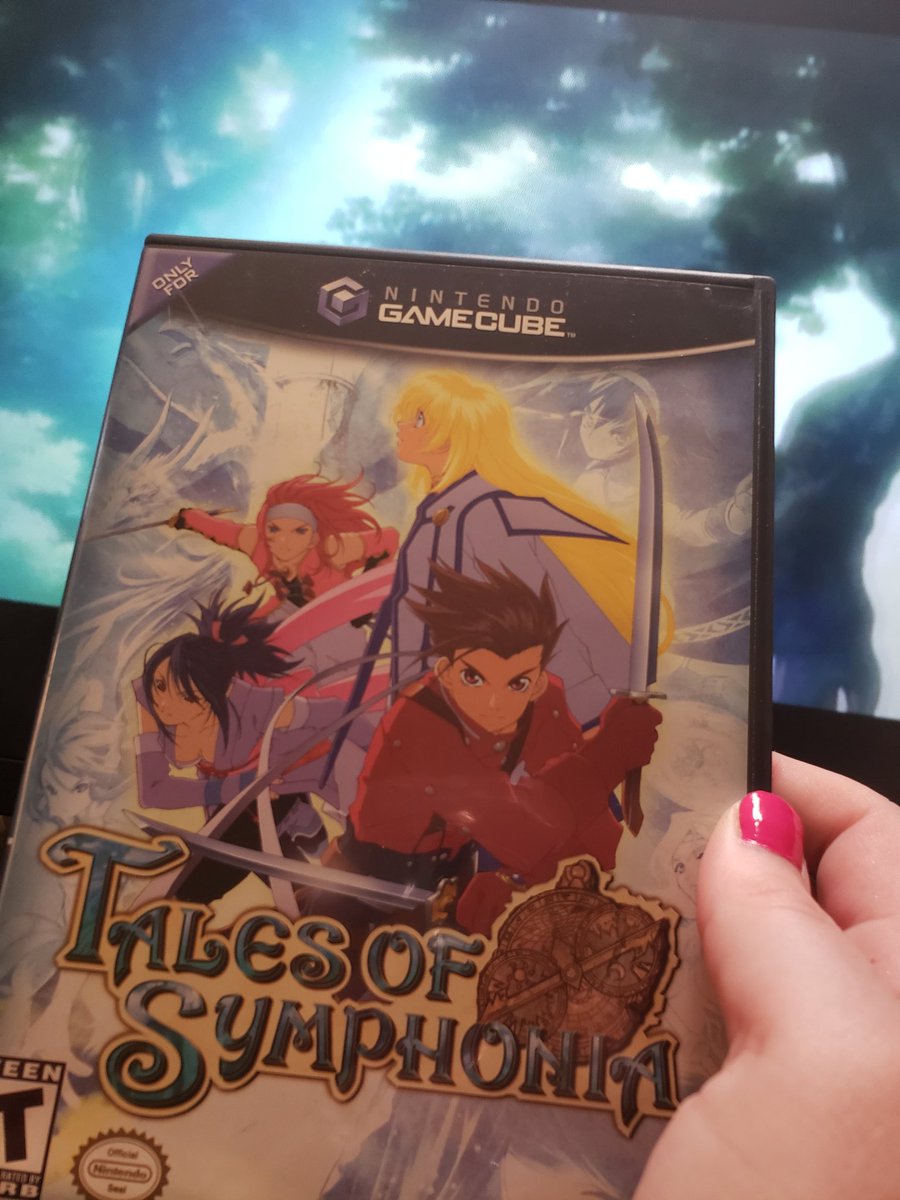 SammieAran's tweet photo. #SAMANIME Friday is #livenow with #talesofsymphonia episode 1! The #TOSRemake came out a while ago but we are playing the OG on #gamecube! We have fun #lloydirving sound clips too!

https://t.co/cFMRR896SS

@TalesofSeries #tos #classicgame #nintendogamecube #gcgames #lloyd #anime https://t.co/fQnzp9wjR5