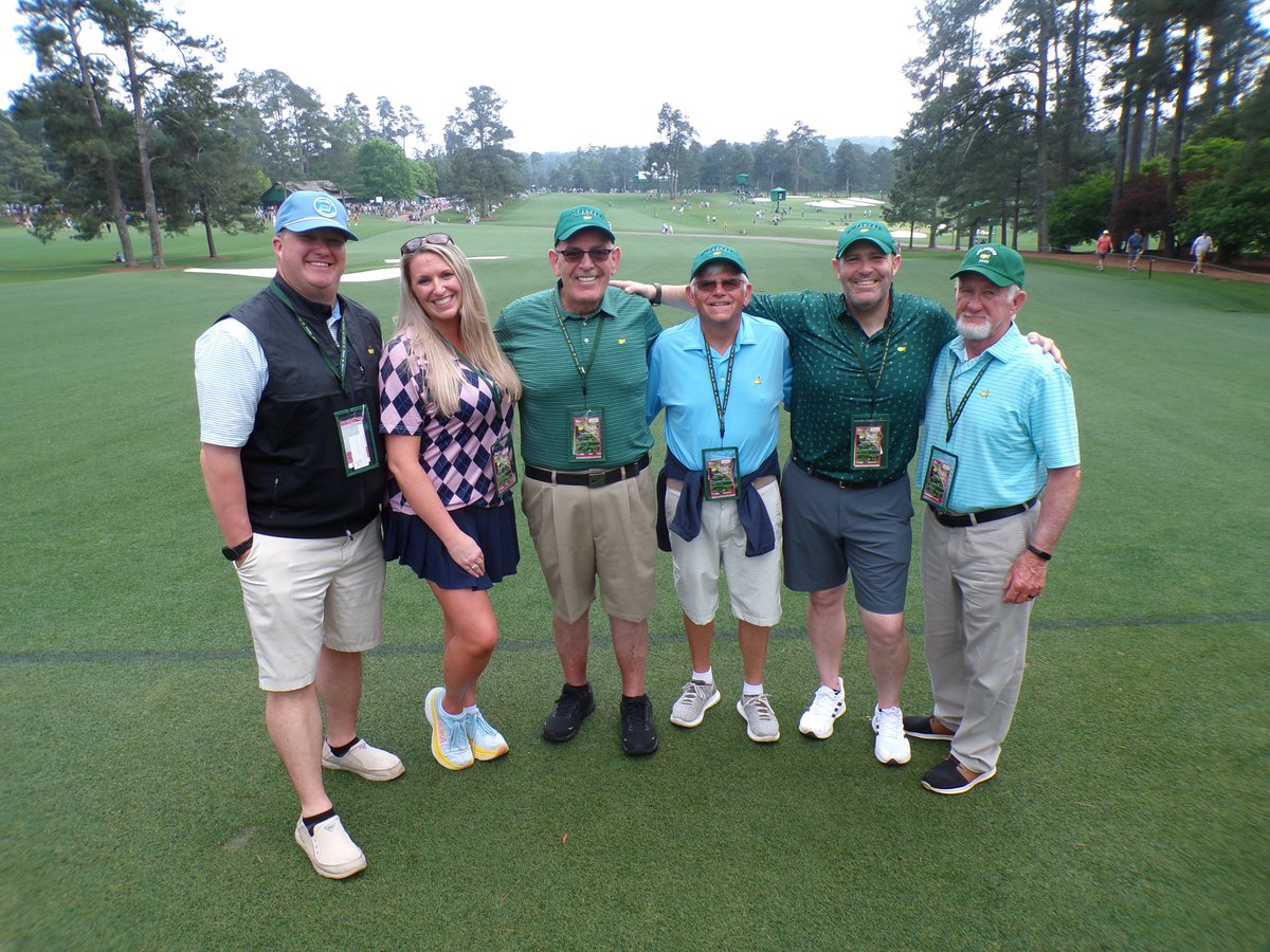 My father & I enjoying #themasters  & #par3contest