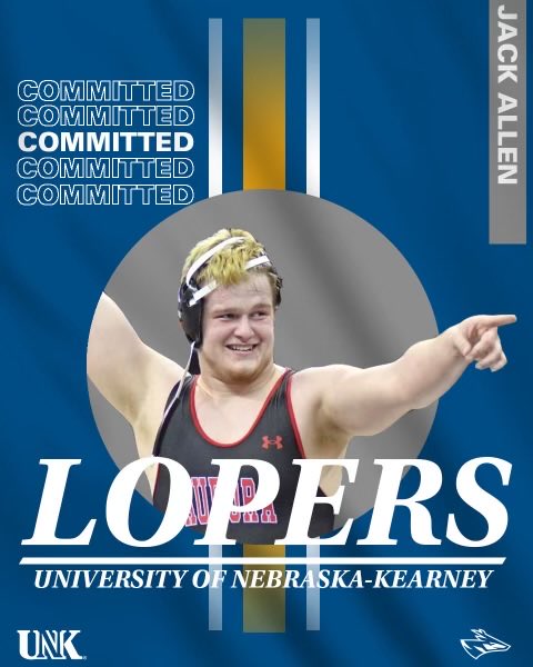 Excited to announce my commitment to ⁦⁦@loperwrestling⁩. Thanks to ⁦@asore_unk⁩ and ⁦@DJ_ChickenLegs⁩ for the opportunity to continue my wrestling career. #unkwrestling #golopes 🔵🟡