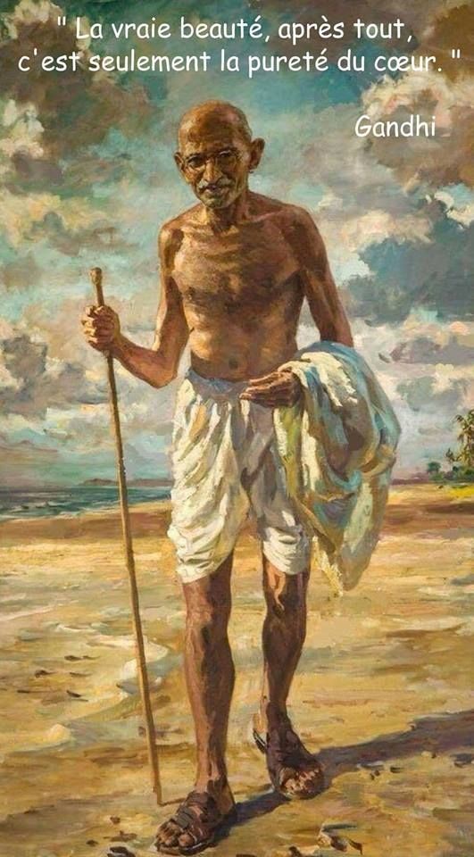 La vrai beauté, après tout,
C'est seulement la pureté du coeur.

#Gandhi